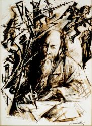 Portrait of Aleksandr Solzhenitsyn